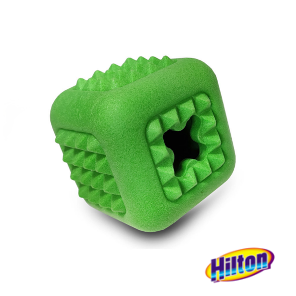 Hilton dental cube zabawka dla psa|Hilton dental cube zabawka dla psa niebieska|