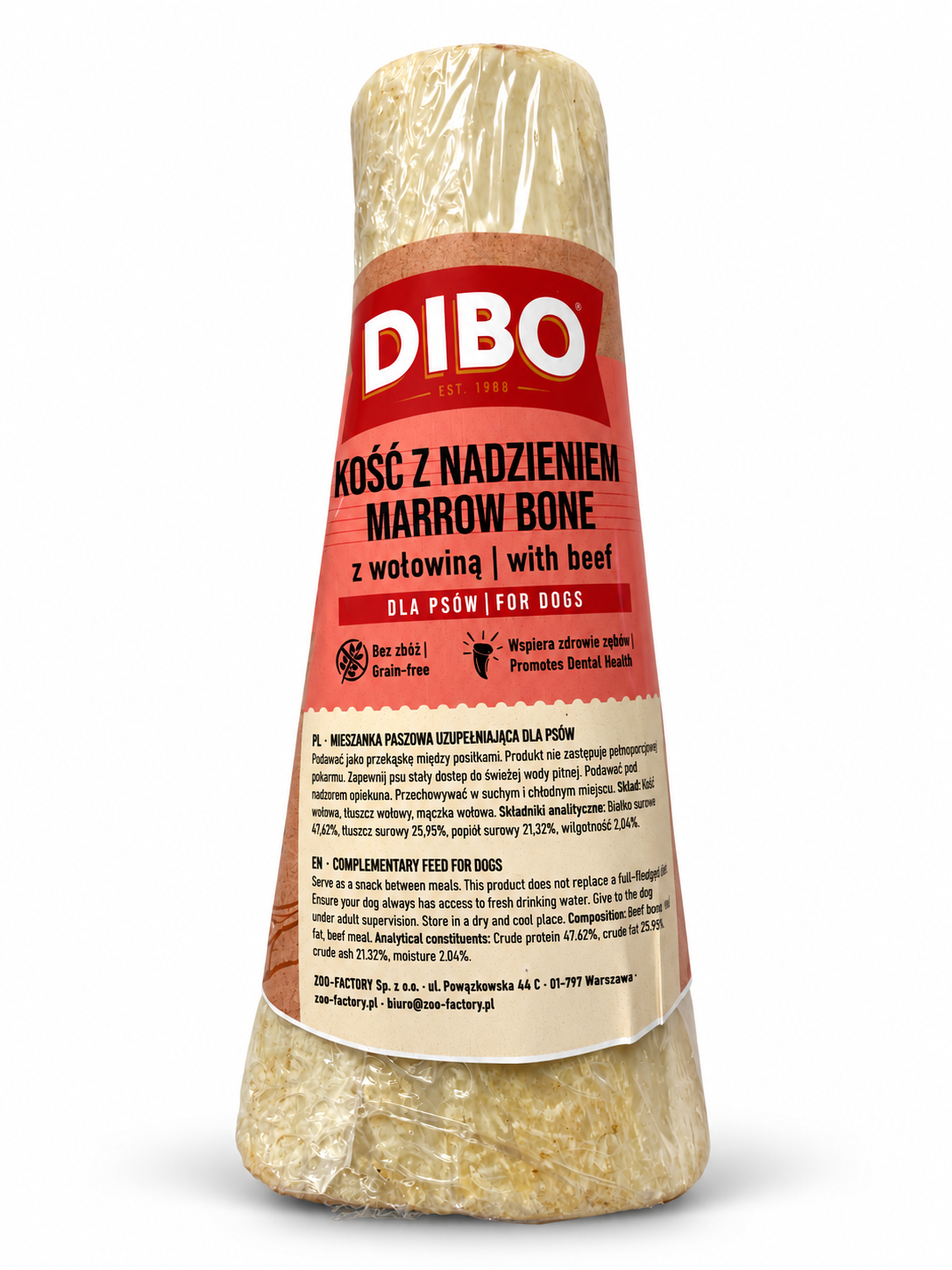 DIBO MARROW BONE WITH BEEF FOR DOGS