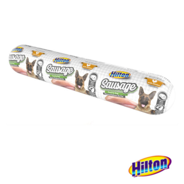 HILTON SAUSAGE - MIĘSNA KIEŁBASA Z KURCZAKIEM 900G DLA PSA