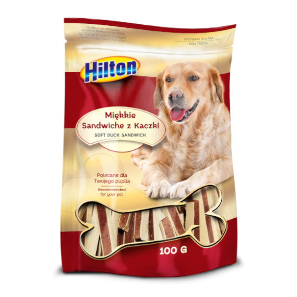 HILTON SOFT DUCK SANDWICH - SOFT DUCK TREATS 100G