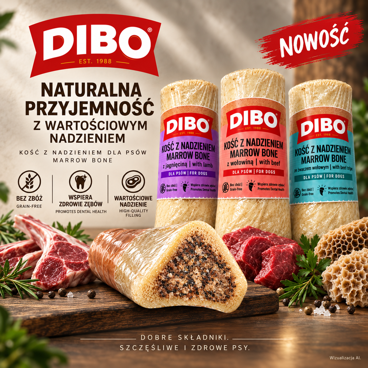 Naturalna przyjemność z wartościowym nadzieniem – poznaj nowości DIBO