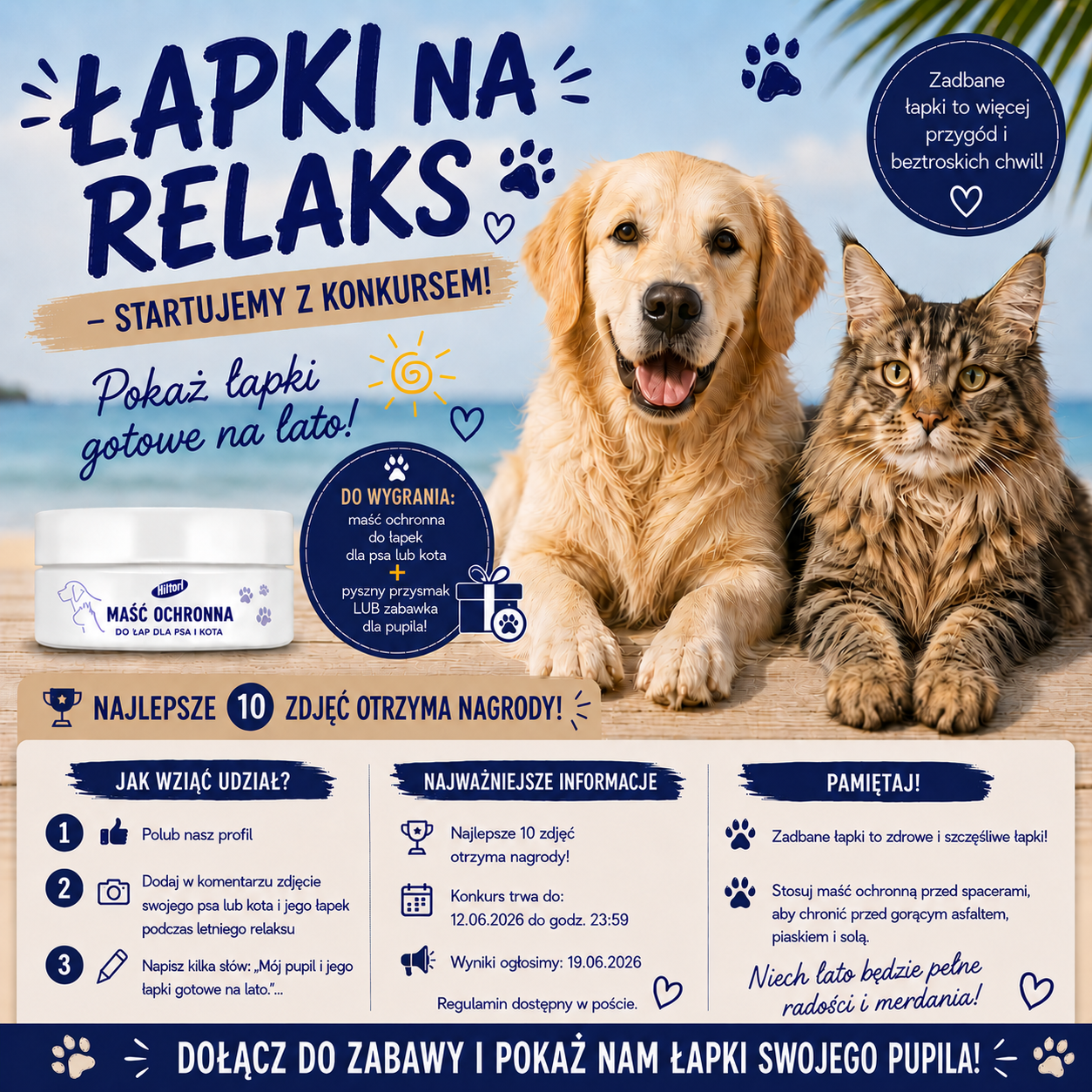 Konkurs fotograficzny "Łapki na relaks"
