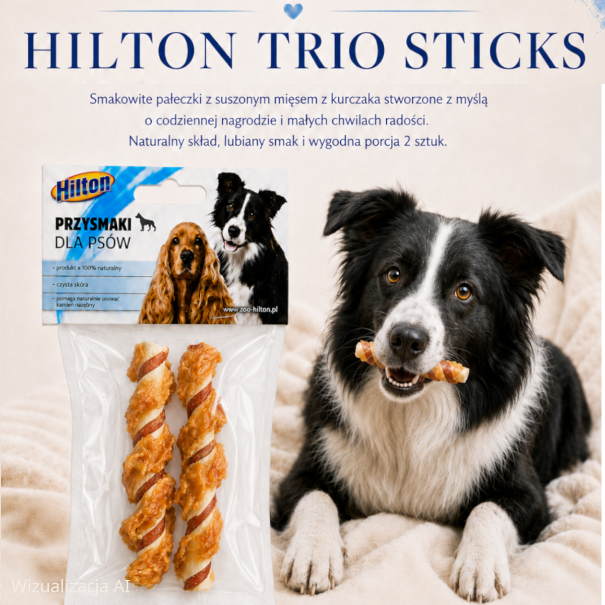 Hilton Trio Sticks - nowa przekąska, która ucieszy każdego psa