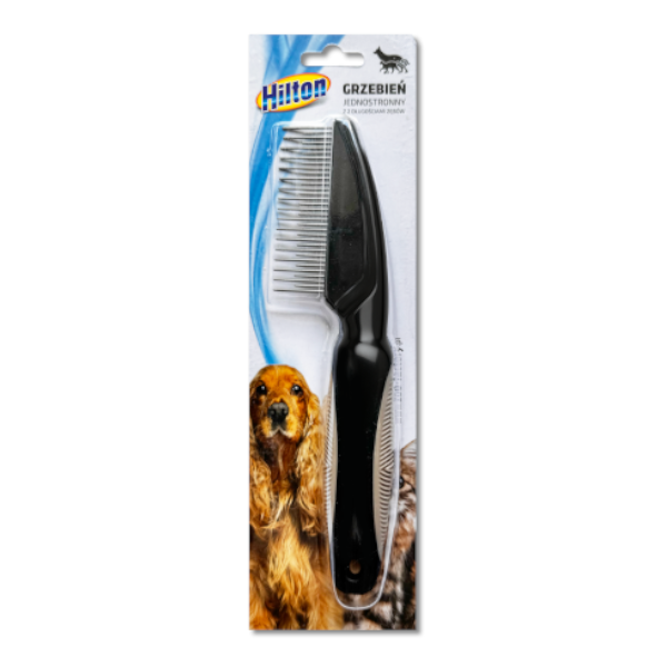 HILTON DOUBLE-SIDED COMB WITH TWO TEETH LENGTHS 5.2X21.3CM FOR DOGS/CATS