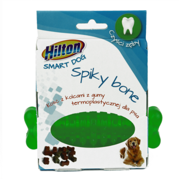 Hilton spiky bone kość dla psa niebieska|||