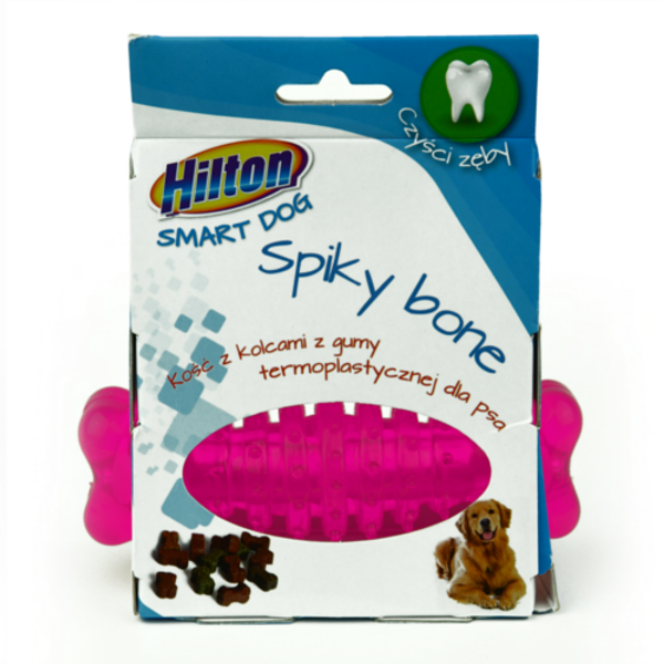 Hilton spiky bone kość dla psa niebieska|||