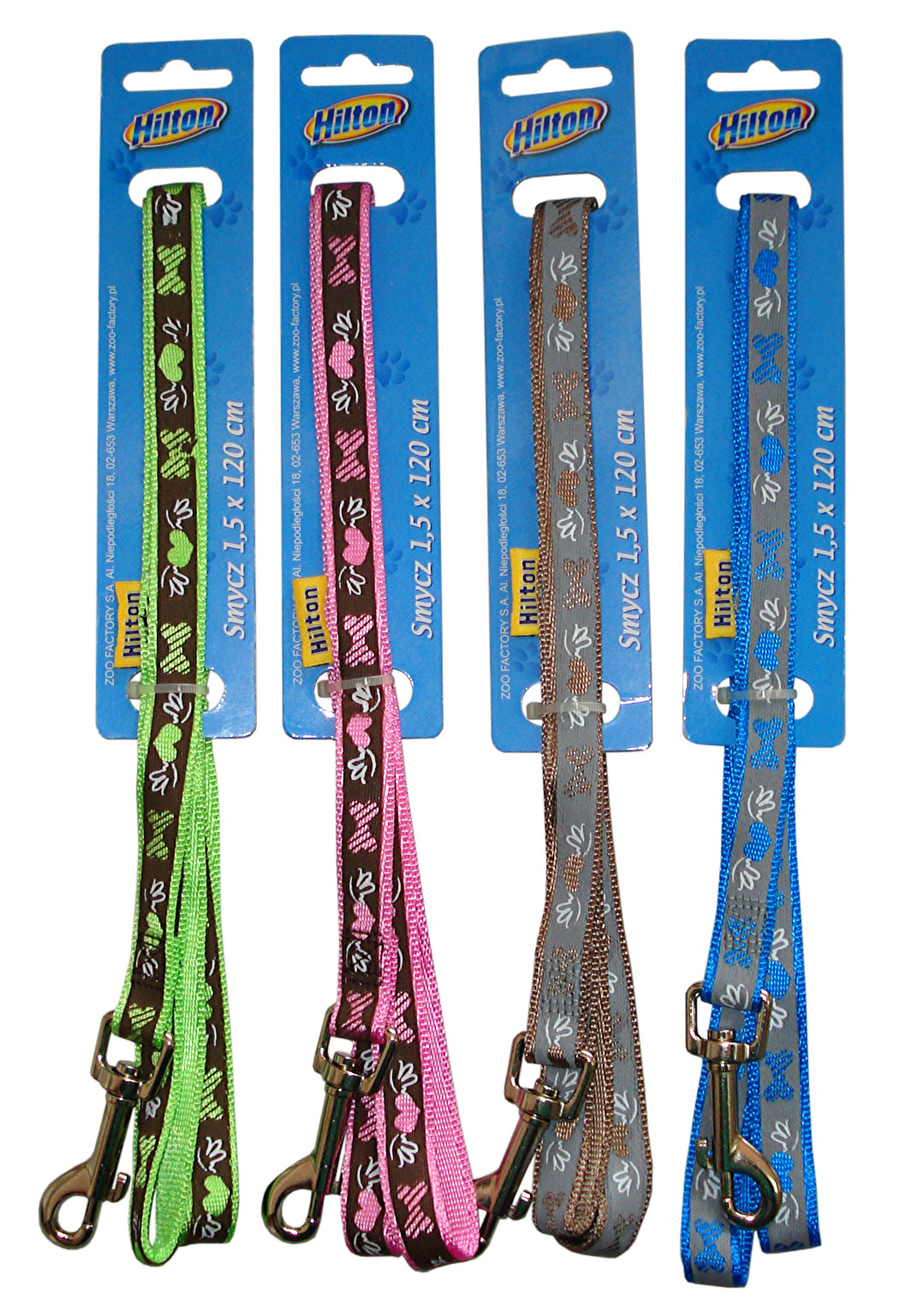 HILTON LEAD 2.5 X 120CM TAPE COLOR MIX FOR DOG