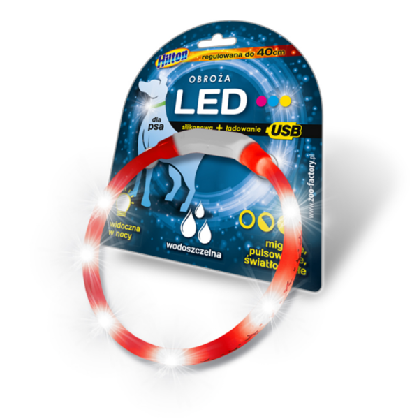 Hilton_obroza_silikonowa_led_niebieska_dla_psa|Hilton_obroza_silikonowa_led_zielona_dla_psa|Hilton_obroza_silikonowa dla psa
