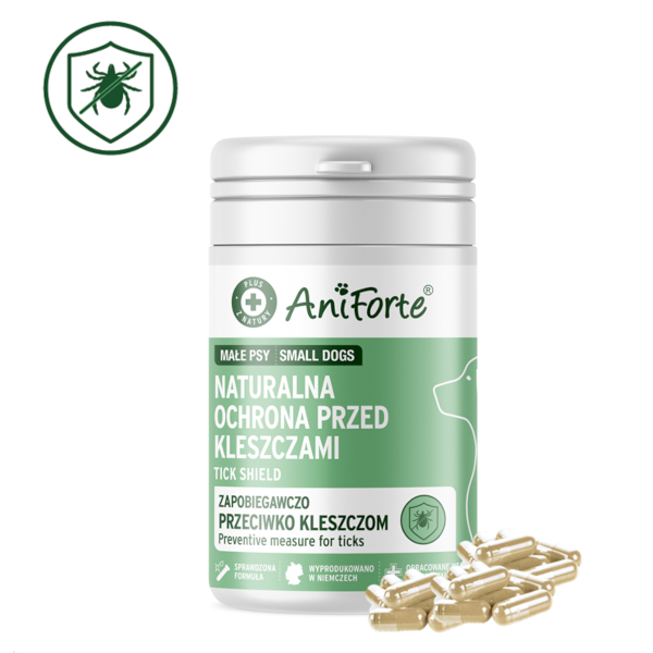 AniForte® - NATURALNA OCHRONA PRZED KLESZCZAMI - KAPSUŁKI DLA MAŁYCH PSÓW (do 10 kg)