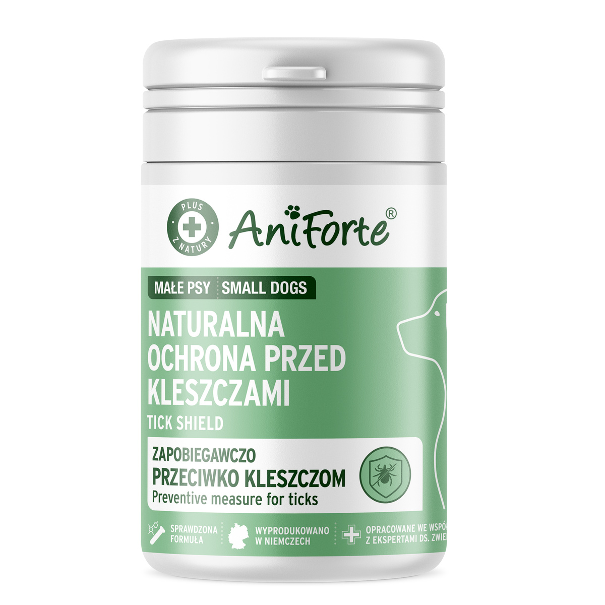 AniForte® - NATURALNA OCHRONA PRZED KLESZCZAMI - KAPSUŁKI DLA MAŁYCH PSÓW (do 10 kg)