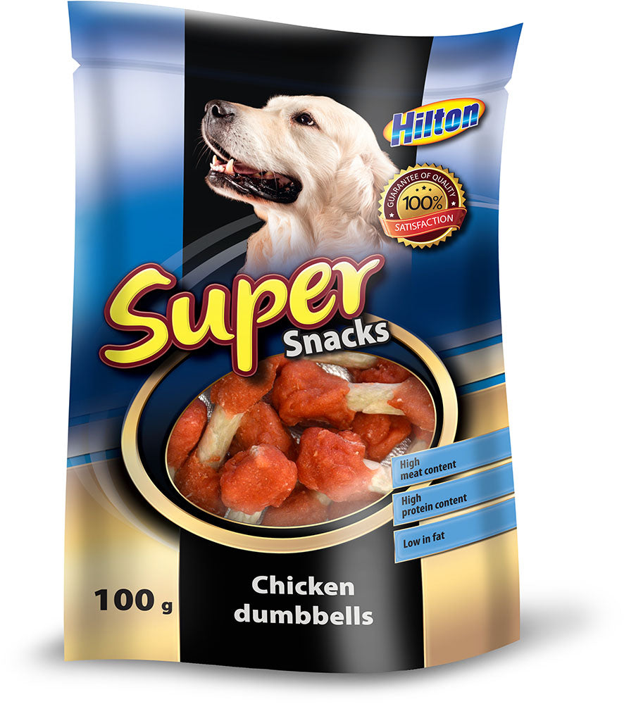 |Hilton_pyszne_kurczakowe_maczugi_przysmak_dla_psa|Hilton soft chicken dumbbell