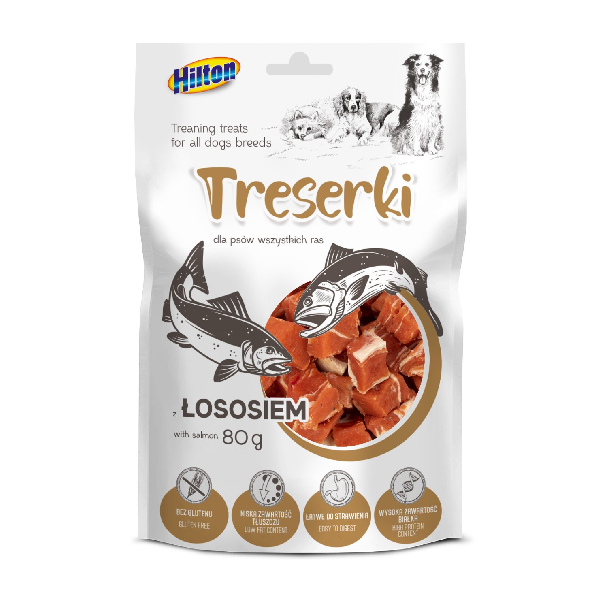 HILTON SALMON TREATS - NATURAL DOG TREATS