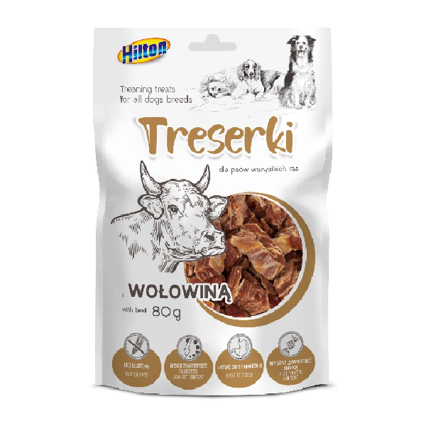 HILTON BEEF TREATS - NATURAL DOG SNACKS