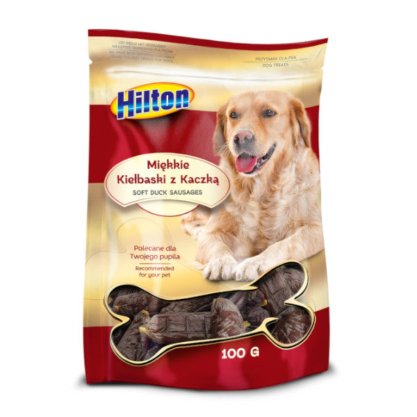 HILTON SOFT DUCK SAUSAGE - MIĘKKIE KIEŁBASKI Z KACZKĄ  100G