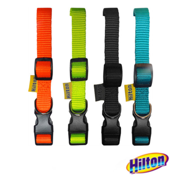 HILTON BASIC COLLAR 2.0 X 40/55 CM TAPE COLOR MIX FOR DOG
