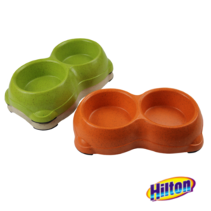 hilton-double-plastic-granit-bowl-for-dog