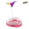 Hilton push and play pink toy for cat