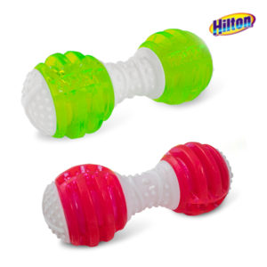 hilton_dental_dumbbell_with_studs_toy_for_dog